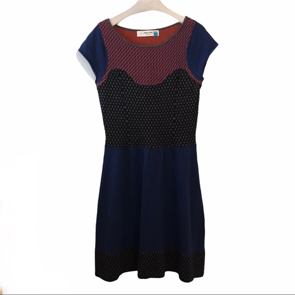 Anthropologie Sparrow Dress Color Block Small - Picture 13 of 16